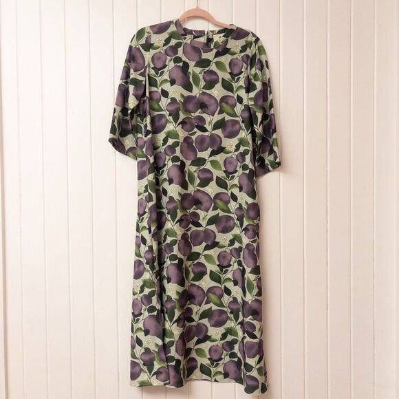 Tuckernuck Jamie Tuscan Plum Midi Dress  Size Small - Picture 3 of 10